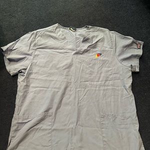 Grey Cherokee Scrub Tops Size L